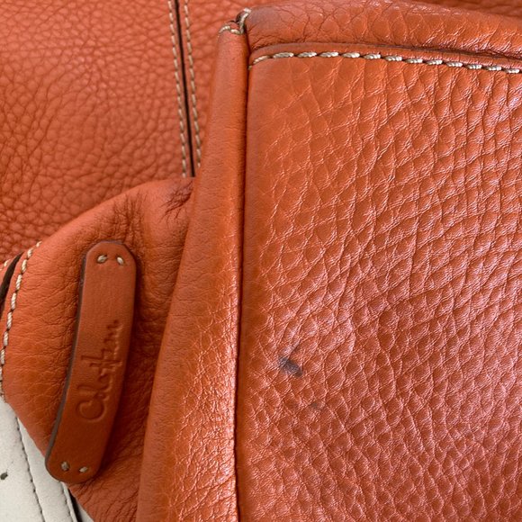 Cole Haan Orange Leather hobo bag - Picture 14 of 15